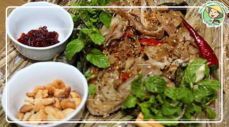 Cách trộn tré Bình Định