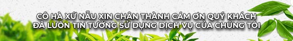 cô hà xứ nẫu cám ơn khách hàng