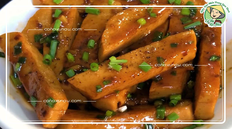 Chả lụa kho tiêu