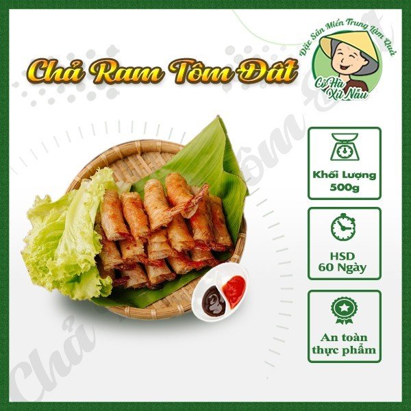 chả ram tôm đất Bình Định