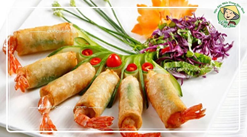 Chả ram tôm đất Quy Nhơn