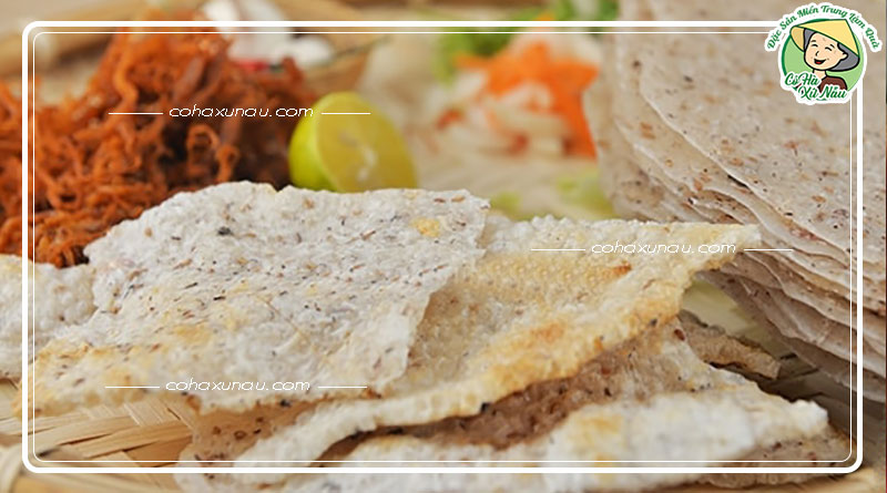 Bánh tráng dừa nướng Bình Định