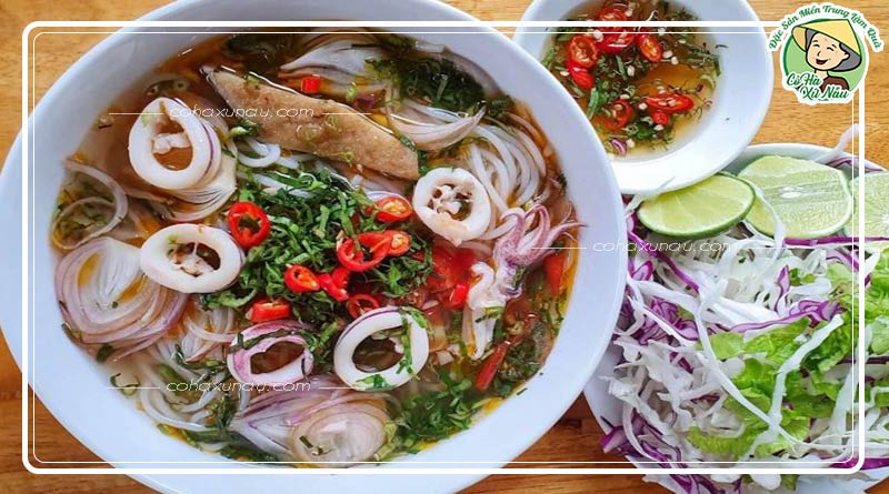 Bún mực - Đặc sản miền Trung - Phú Yên