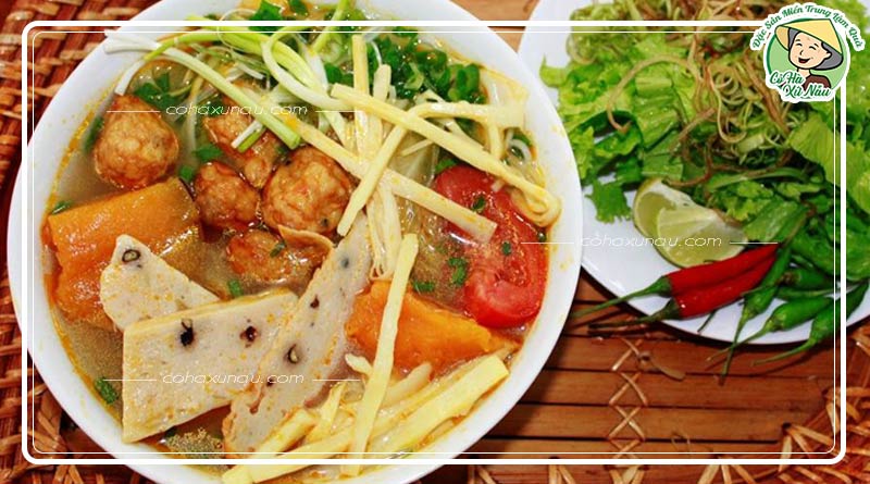 Đặc sản Đà Nẵng - Bún chả cá
