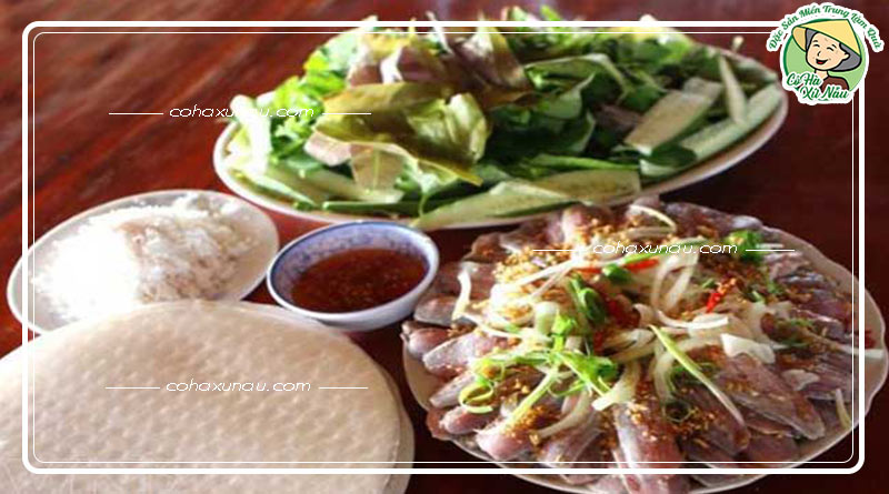Gỏi cá Chình - Đặc sản Bình Định