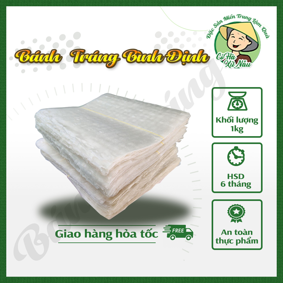 Bánh Tráng Nhúng Bình Định Ràng Vuông 1Kg