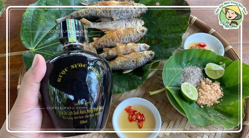 ẩm thực dân dã tại làng rượu