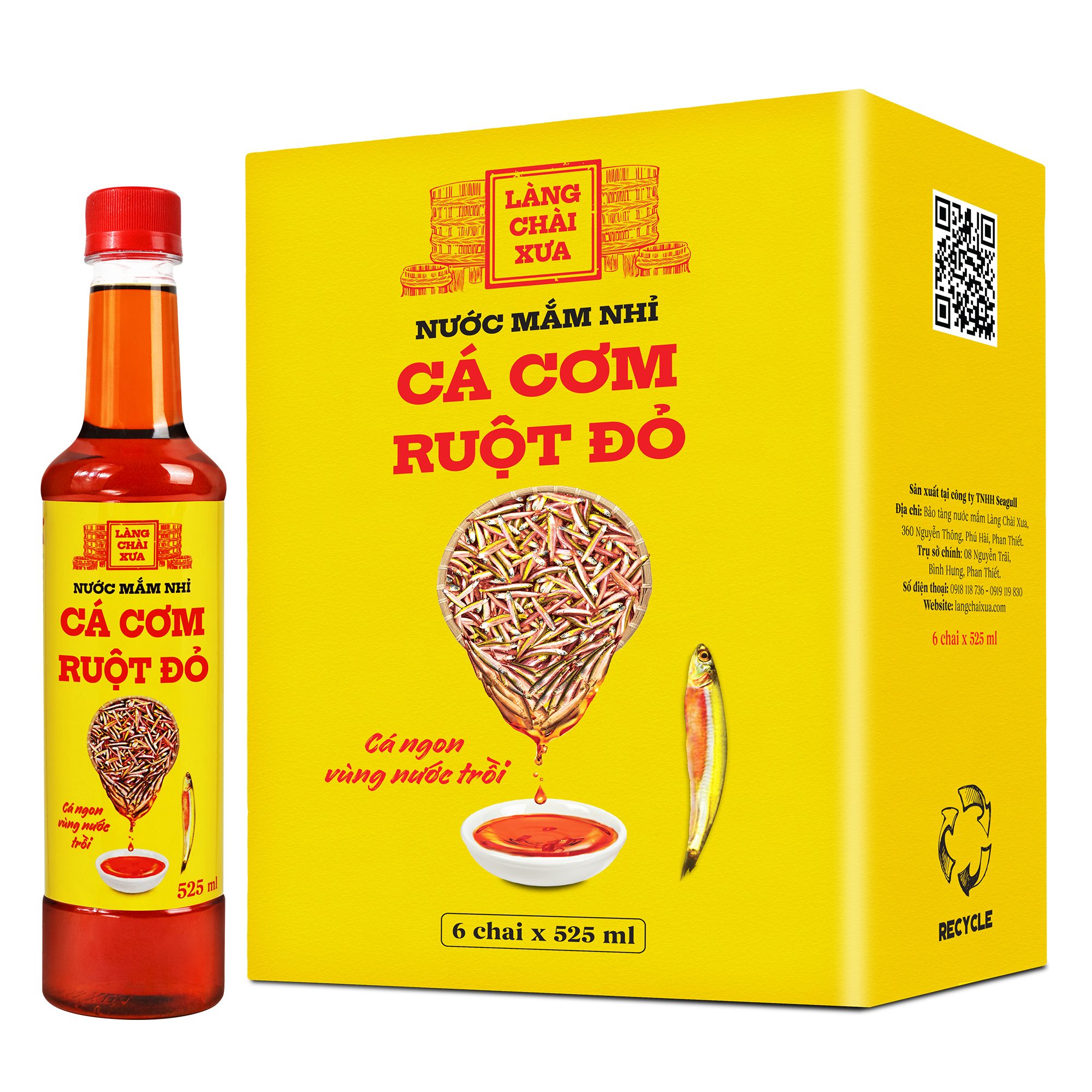 nước mắm nhỉ cá cơm ruột đỏ
