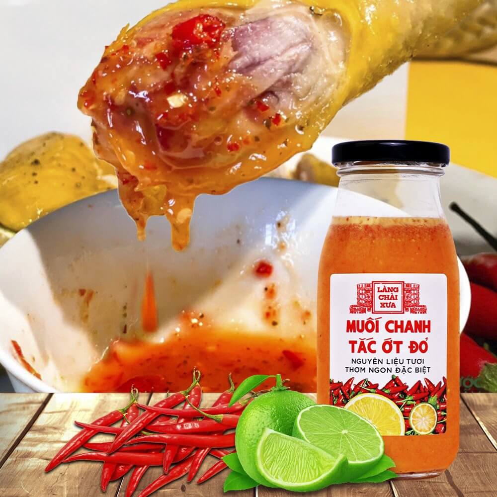 Muối ớt đỏ Làng Chài Xưa cao cấp thơm ngon đặc biệt