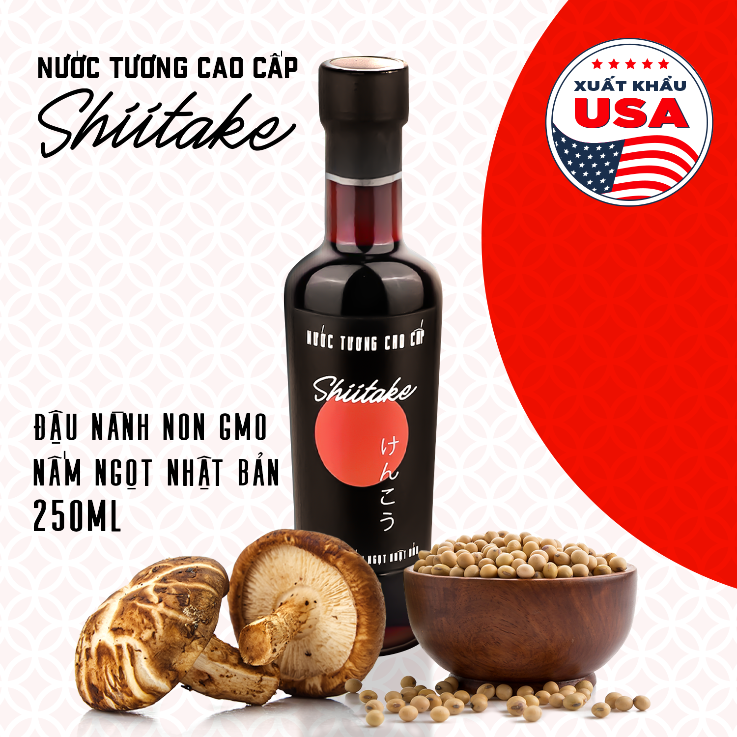 nước tương cao cấp shiitake