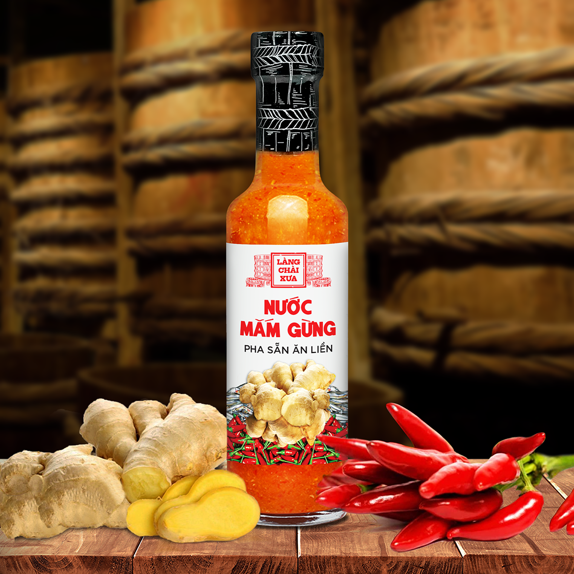nước mắm gừng làng chài xưa